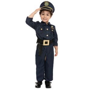 Kids Police Officer Costume - Navy Blue